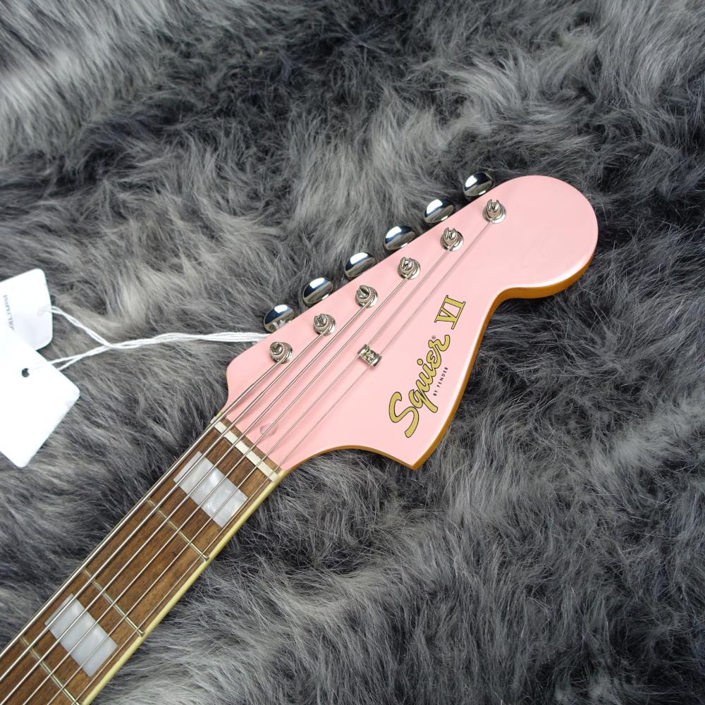 Squier Bass Ⅵ FSR Shell Pink Squier FSR Classic Vibe Bass VI Shell Pink - Guitar.co.uk