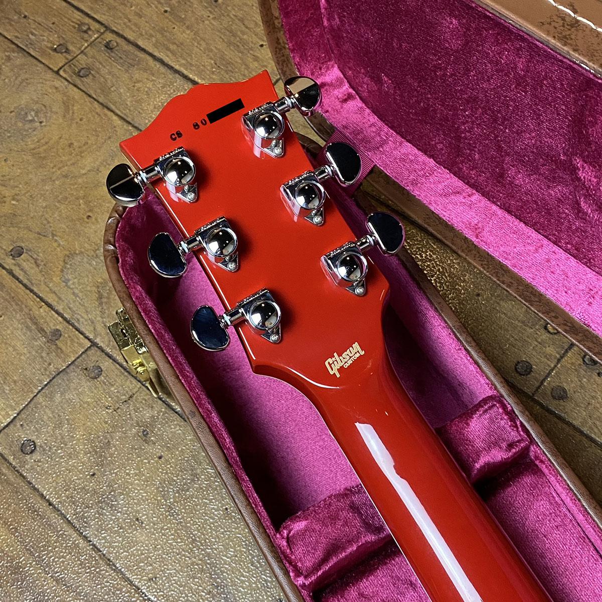 70s Les Paul Custom Ebony Top Red Back Gibson Custom Shop