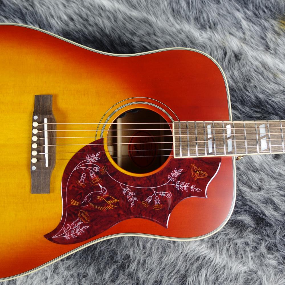 【整備済み】 Epiphone ハミングバード HS チェリーサンバースト オール単板】 Epiphone Hummingbird Aged Cherry Sunburst Gloss
