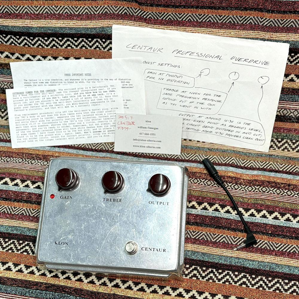 Centaur Silver No Picture KLON ギター用エフェクター オーバー