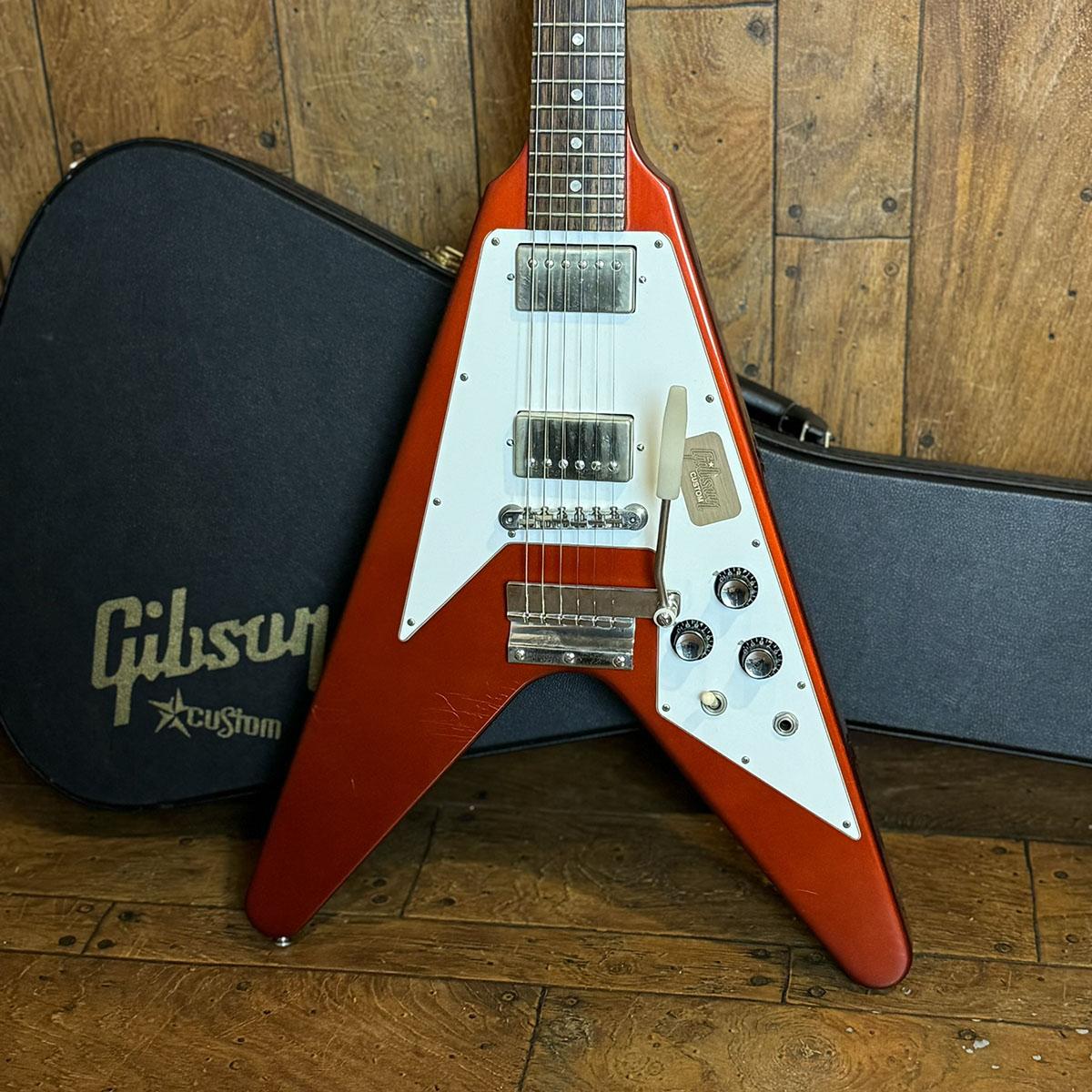 リ*ー様 Gibson Custom Shop 1967 Flying V 20 1967 Flying V w/ Maestro Vibrola Sparkling Burgundy Gibson Custom