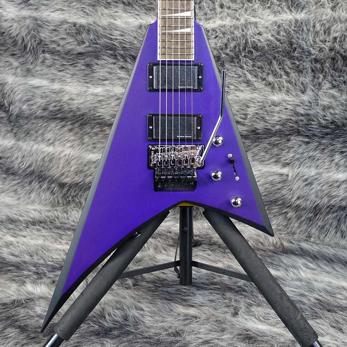 X Series Rhoads RRX24 Purple Metallic with Black Bevels Jackson