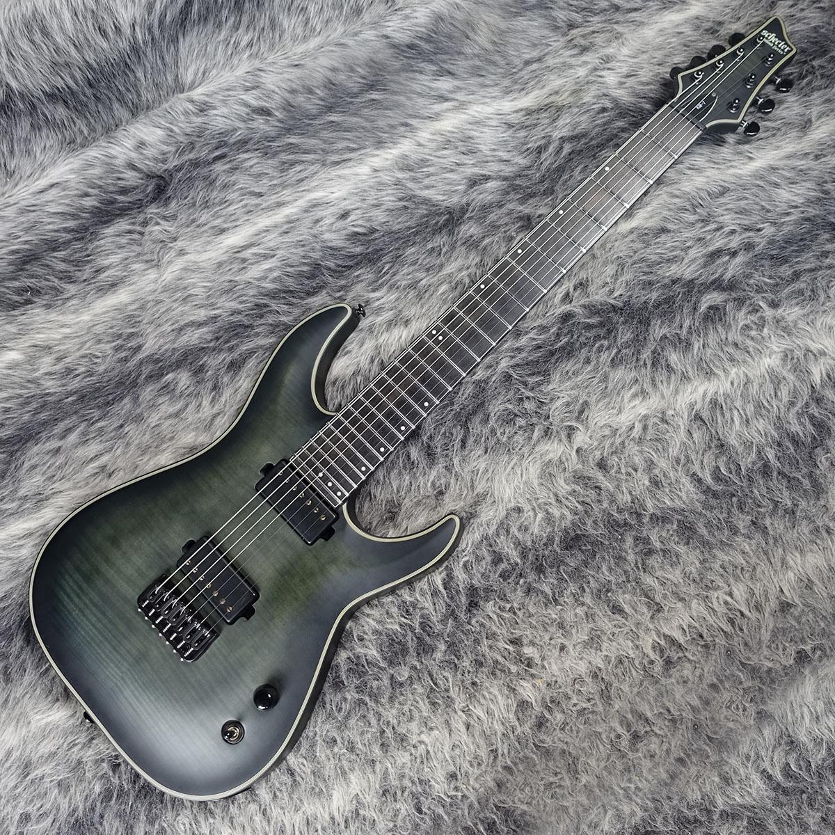 KM-7 Trans Black Satin SCHECTER エレクトリックギター ストラト