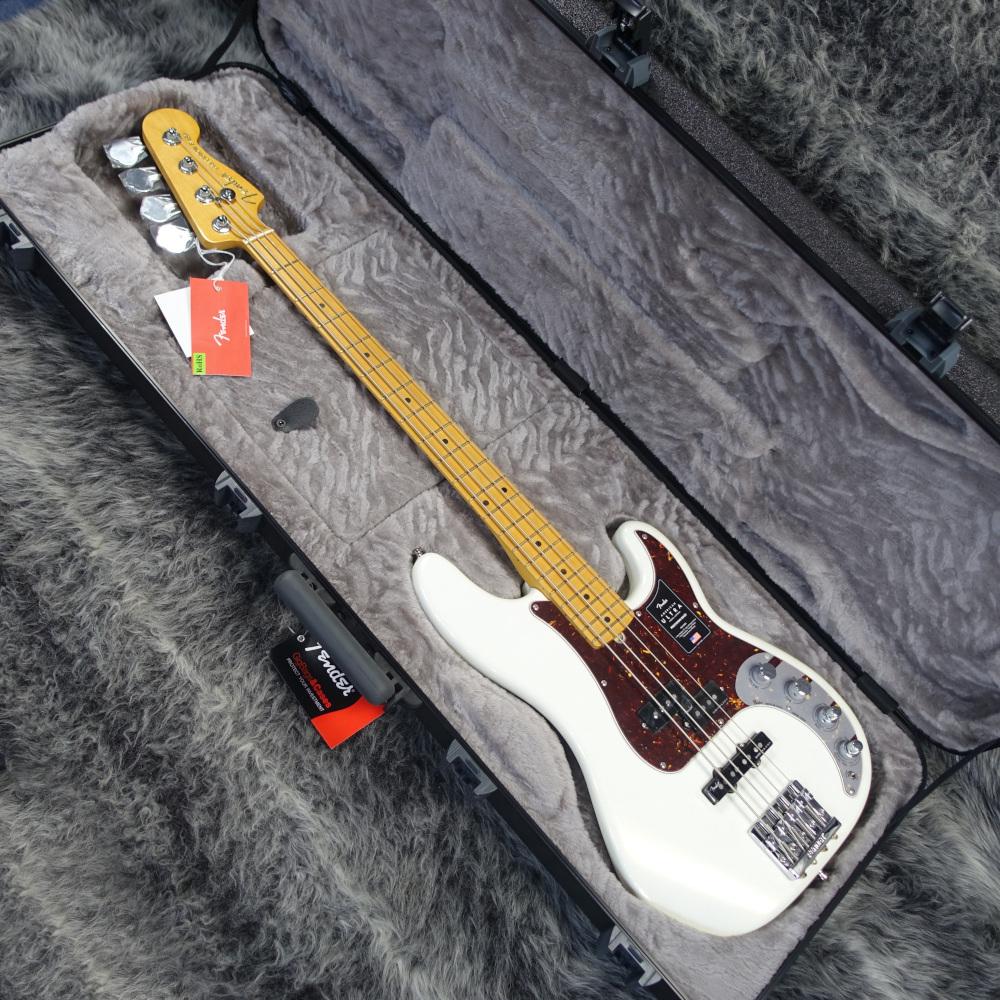 American Ultra Precision Bass Arctic Pearl【B級特価品】 Fender