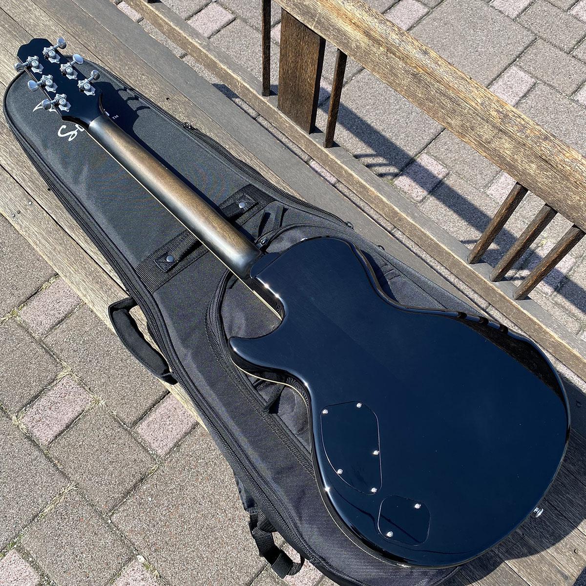 SH485 EM/A-Maho /See Through Blue Sugi エレクトリックギター レス