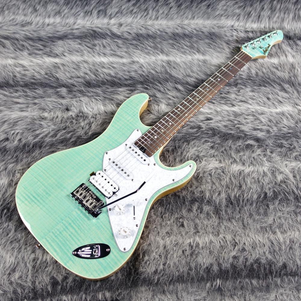 714-AE200LTD Caribbean Blue Aria Pro II エレクトリックギター