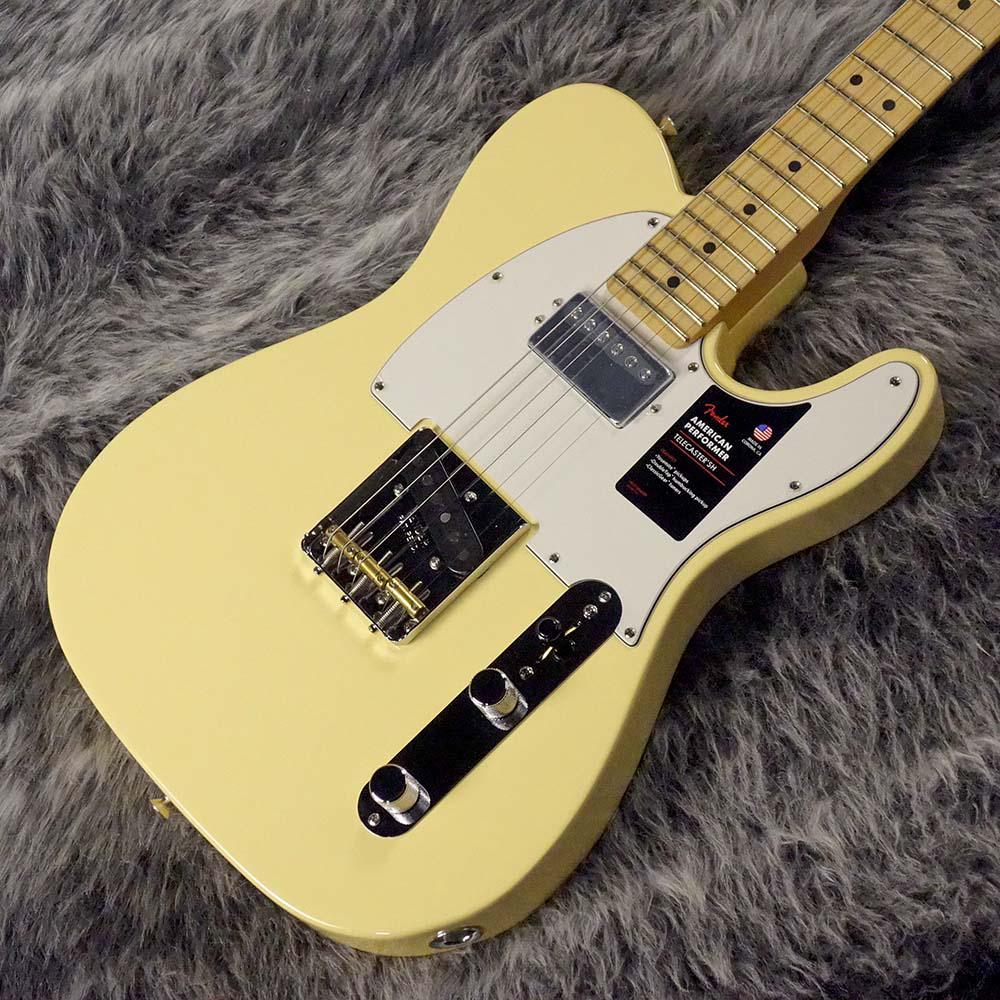 American Performer Telecaster Hum Vintage White American