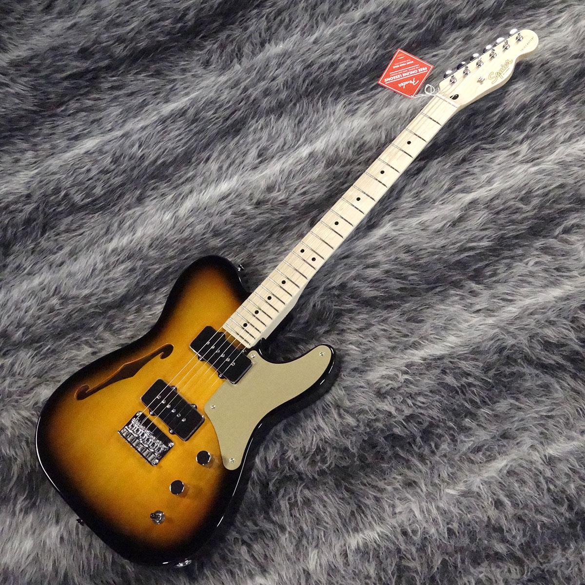 ギター Squier Cabronita Telecaster Thinline Squier Cabronita Telecaster Thinline - Lake Placid Blue - / 楽器屋