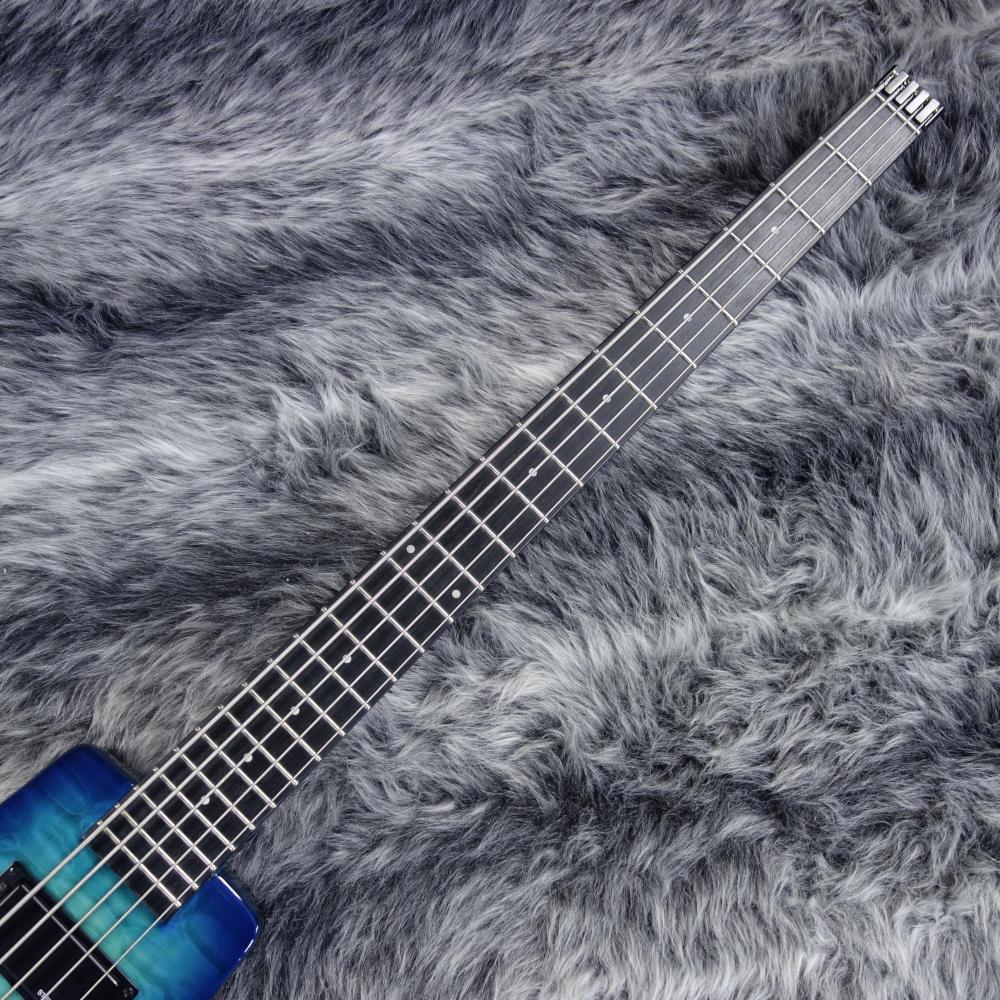 Spirit XT-25 (5-String) Quilt Top Standard Bass Trans Blue
