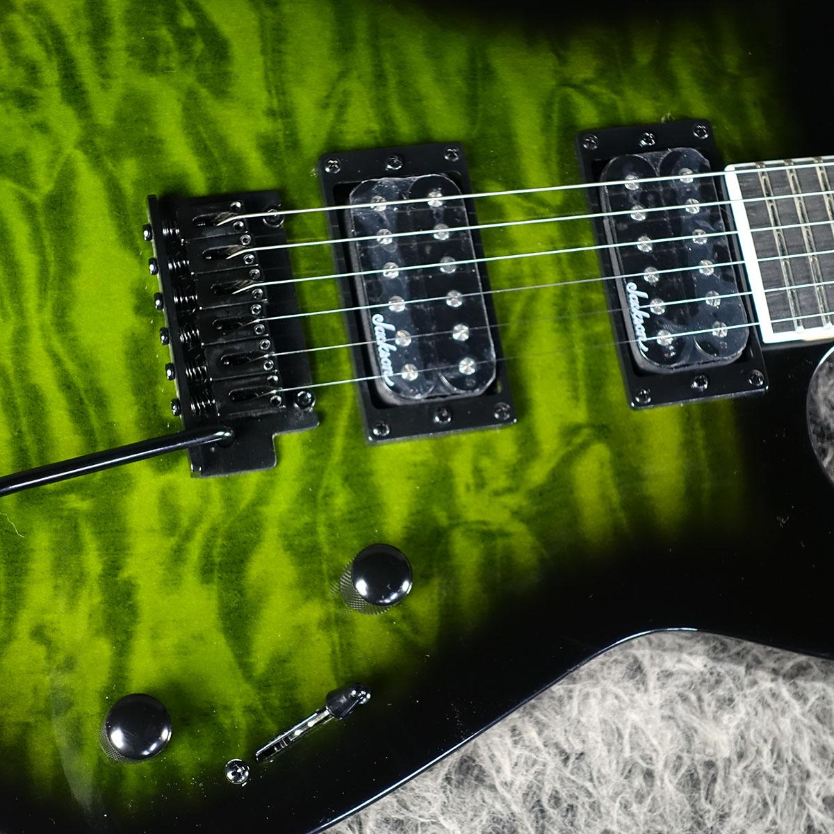 JS Series Dinky JS20 DKQ 2PT Transparent Green Burst Jackson