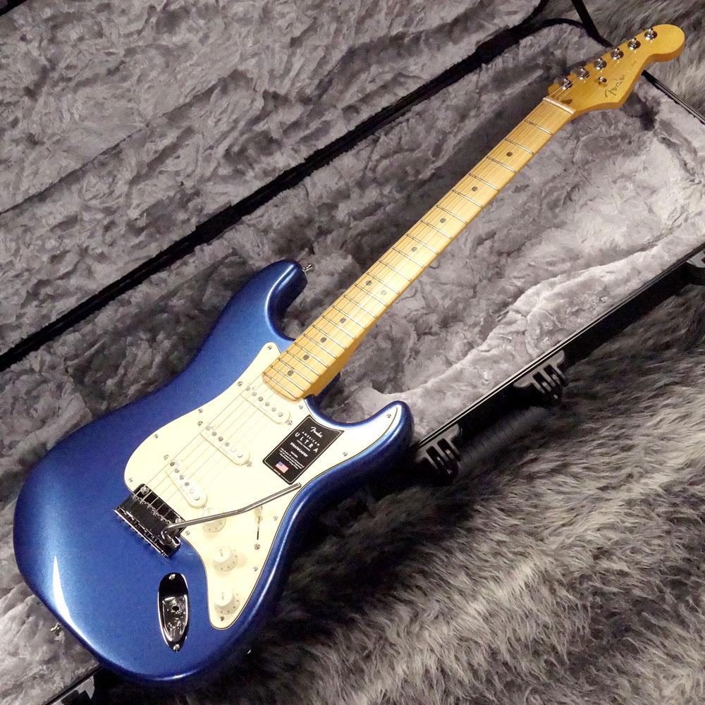 USA American Ultra Stratocaster Cobra Blue Fender エレクトリック