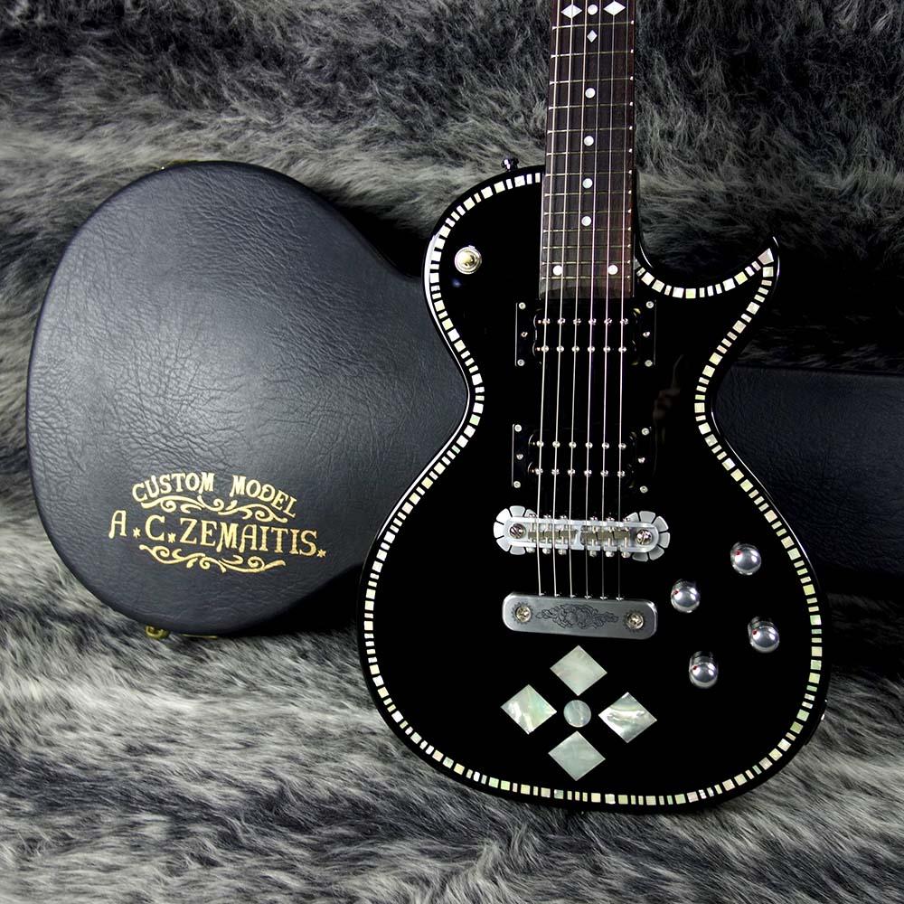 A24SU Black Pearl Diamond ZEMAITIS エレクトリックギター レスポール