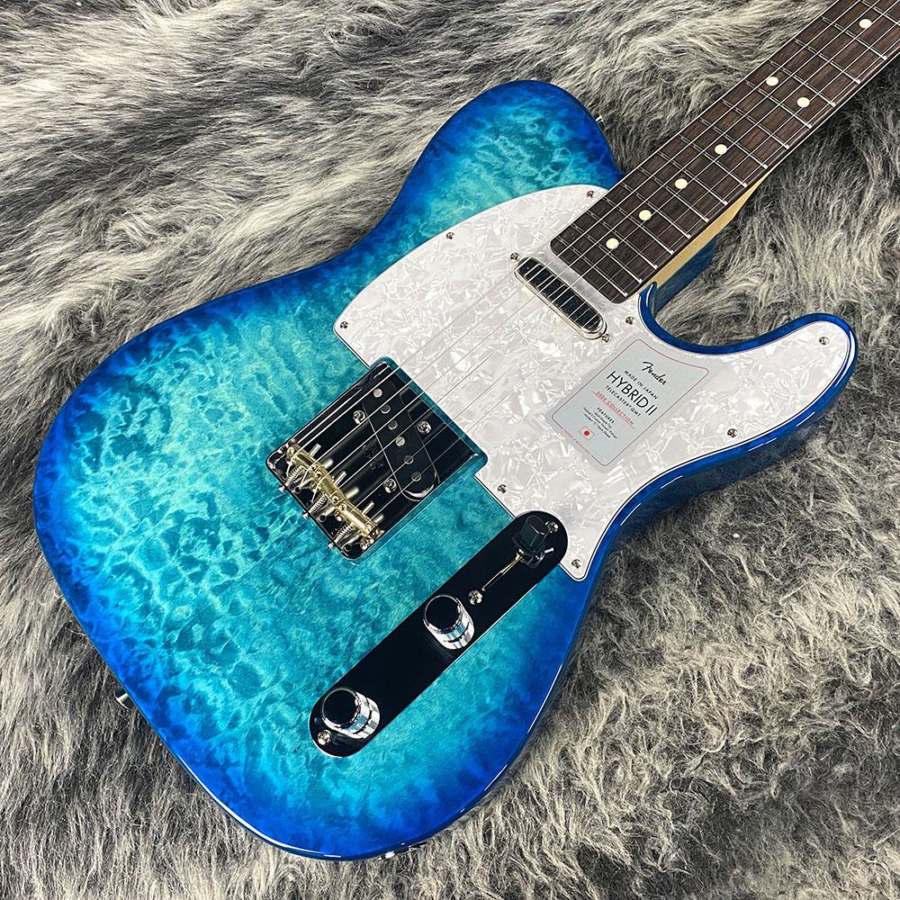 2024年限定！Fender Hybrid 2 tele aquamarine 2024 Collection Made in Japan Hybrid II Telecaster Quilt