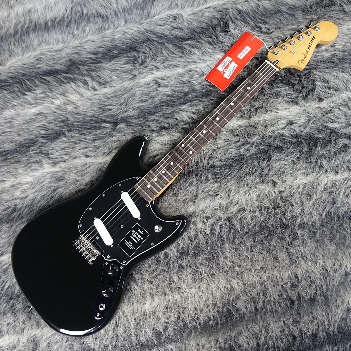 Player II Mustang Black Fender エレクトリックギター ムスタング