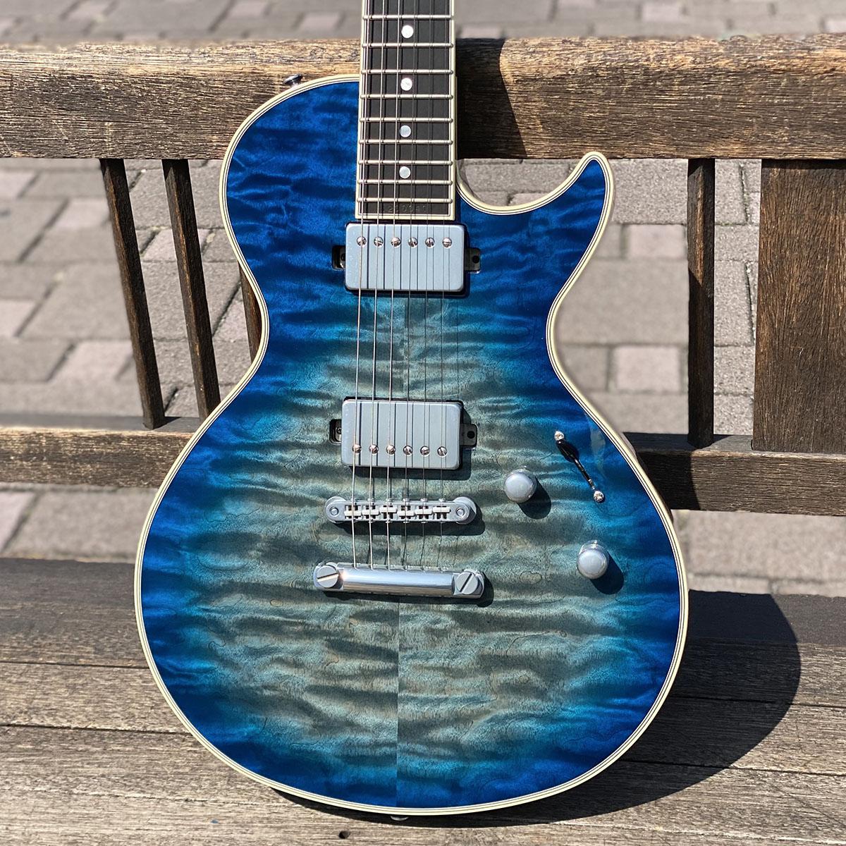 SH485 EM/A-Maho /See Through Blue Sugi エレクトリックギター レス