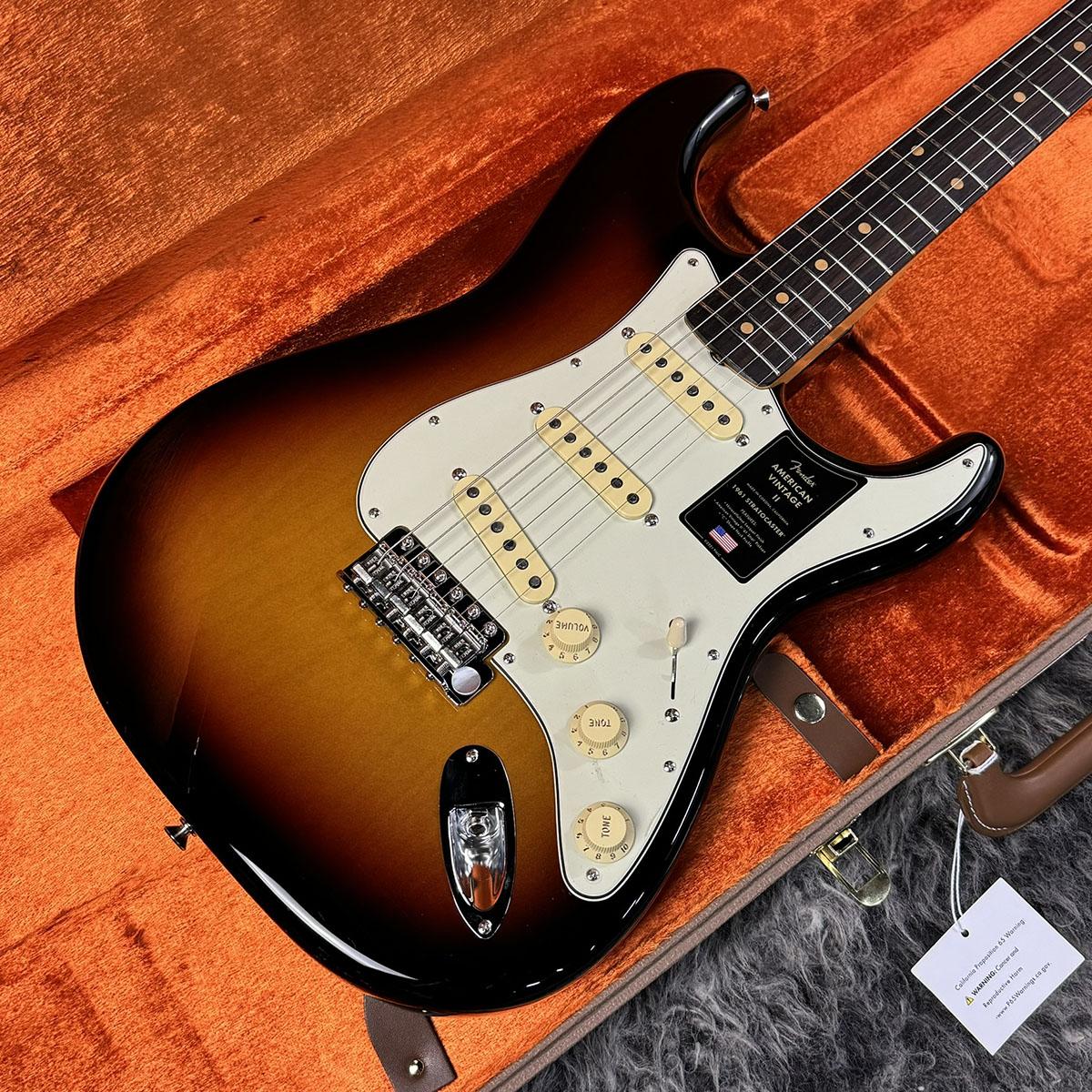American Vintage II 1961 Stratocaster 3-Color Sunburst Fender