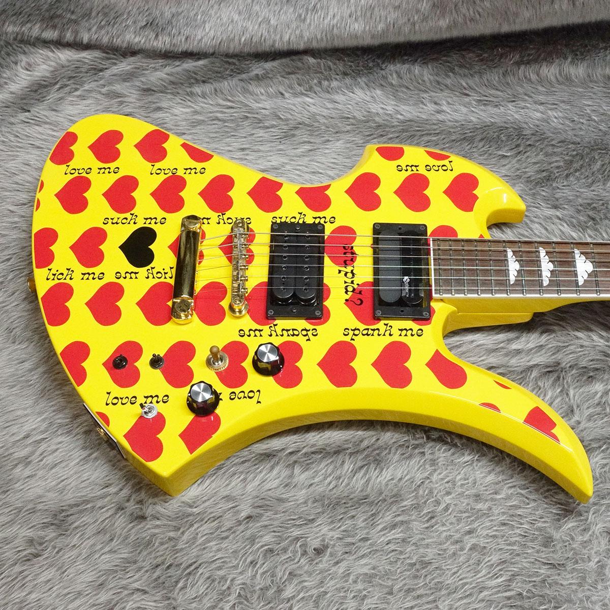MG-145S Yellow Heart Burny エレクトリックギター 変形タイプ 商品