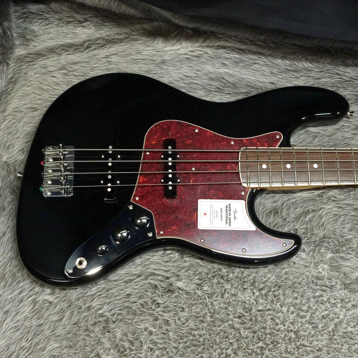 FSR Made in Japan Traditional II 60s Jazz Bass RW Black Matching