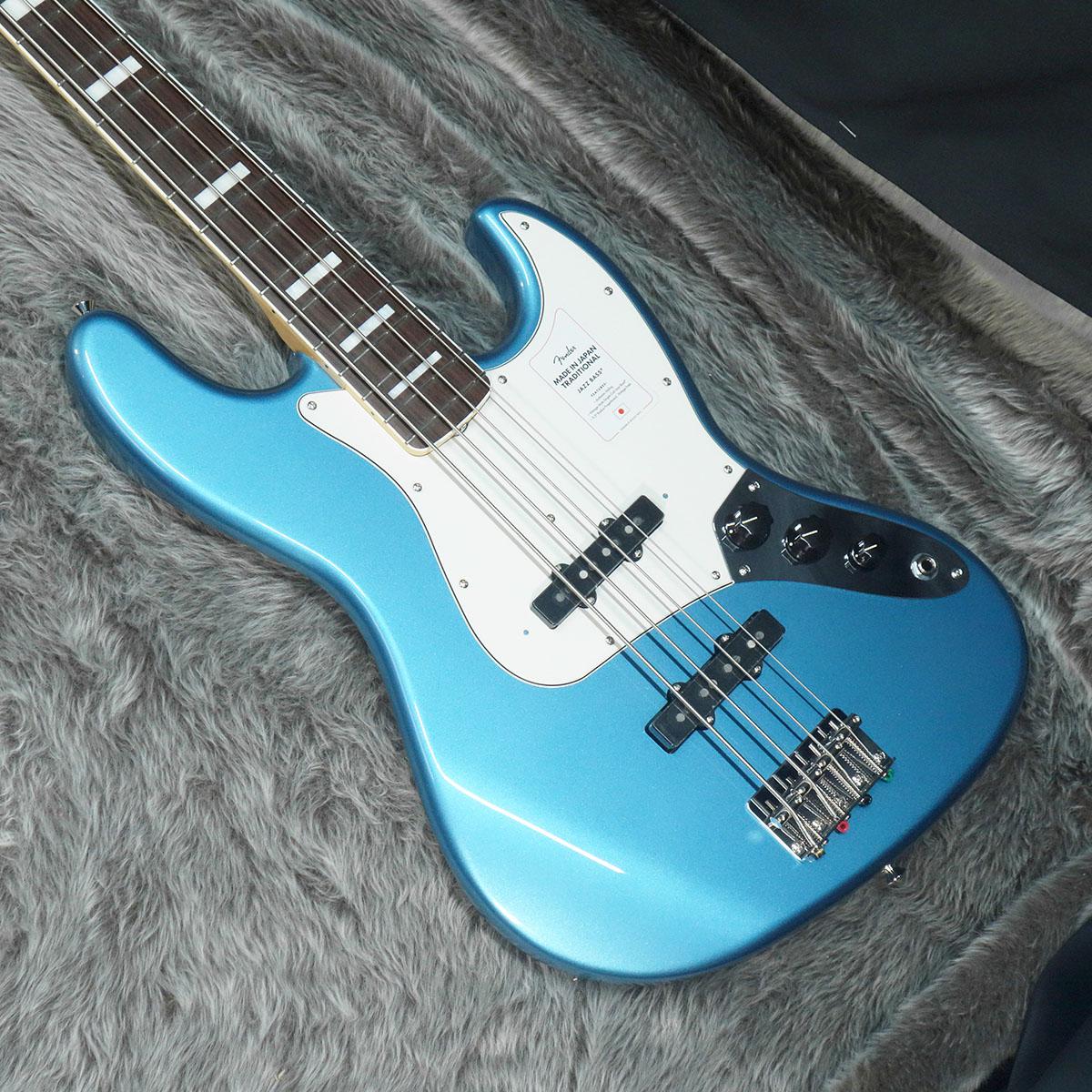 Made In Japan Traditional Late 60s Jazz Bass RW Lake Placid Blue