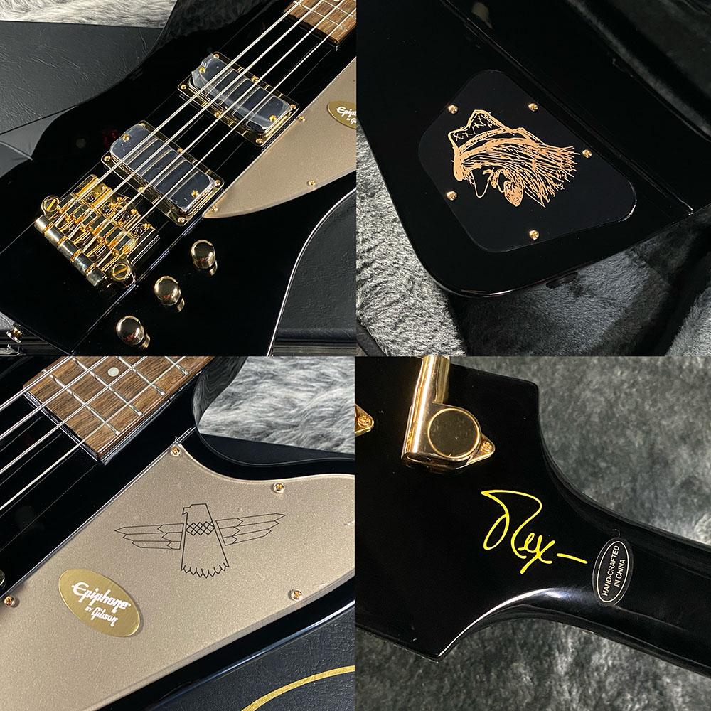 Rex Brown Thunderbird Ebony Epiphone エレクトリック・ベース 変形