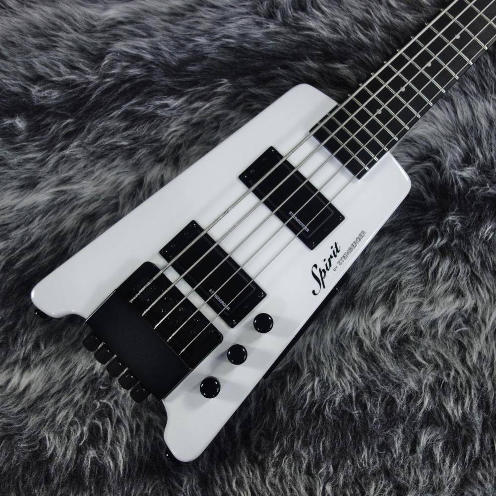 スタインバーグSpirit Stealth エレキギター ホワイト Spirit XT-25 (5-String) Standard Bass White Steinberger