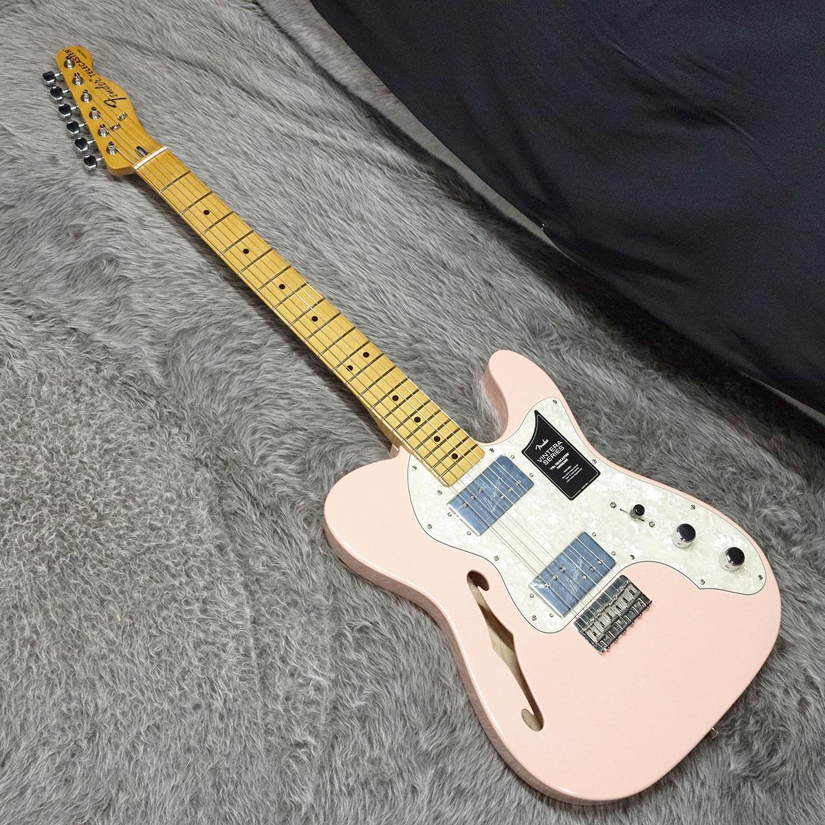 Limited Edition Vintera 70s Telecaster Thinline MN Shell Pink
