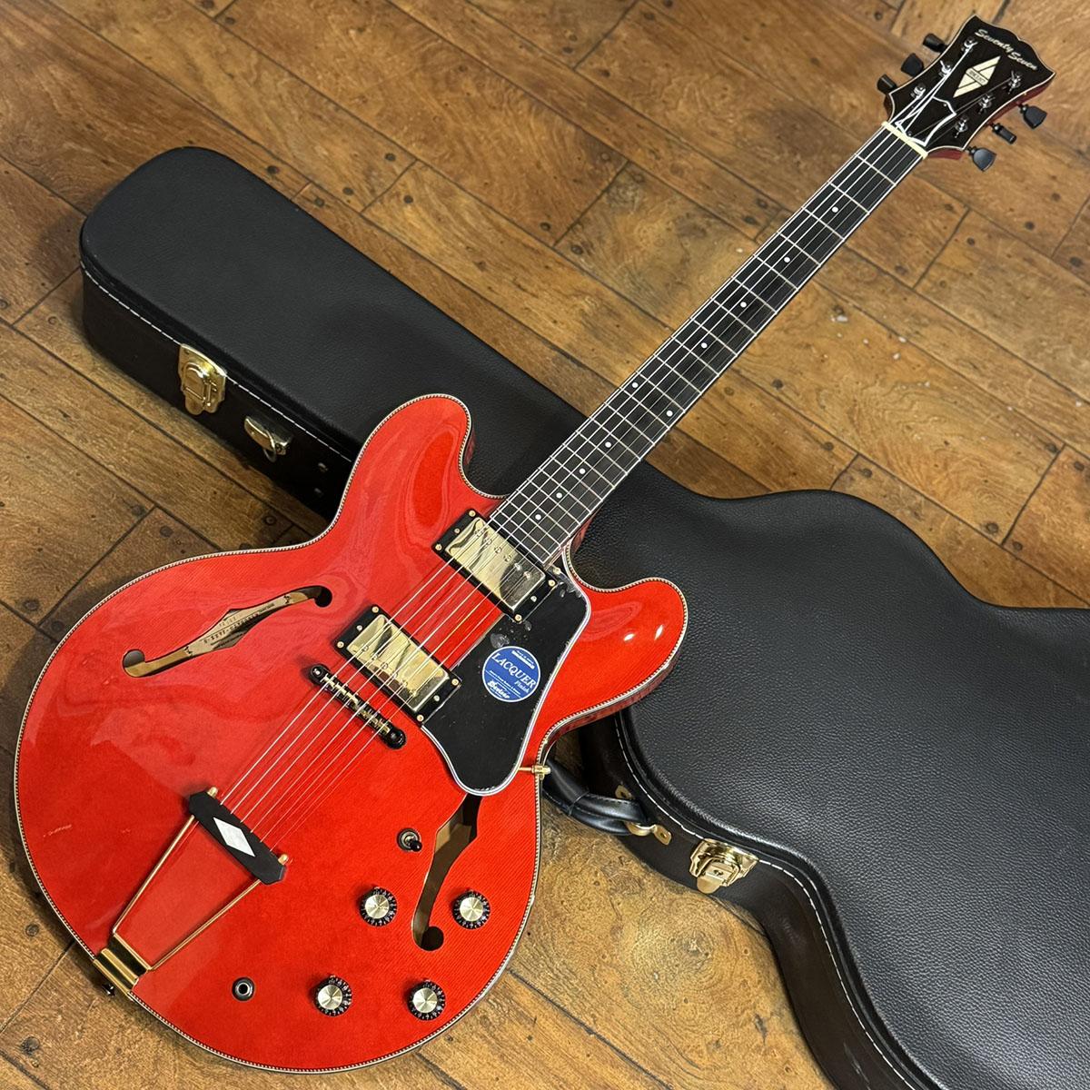 EXRUBATO-JAZZ Trans Red Seventy Seven Guitars エレクトリックギター