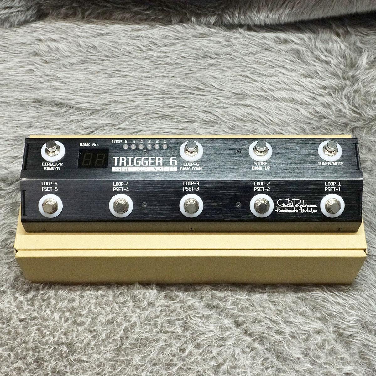 TRIGGER 6 エフェクターコントローラー/スイッチャー TRIGGER6 V1.2 StudioDaydream プログラマブルスイッチャー 6ループ
