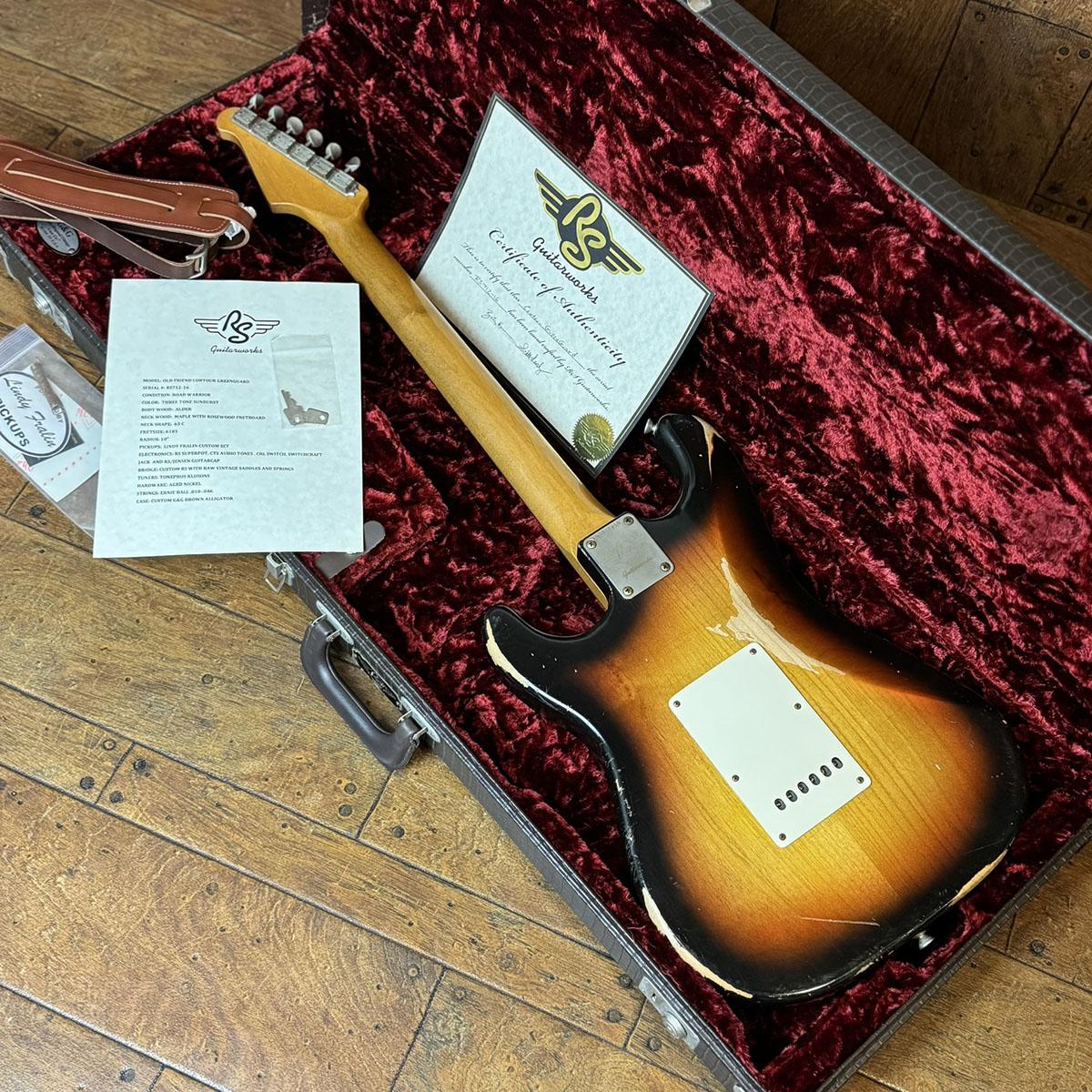 Old Friend Contour Greenguard Road Warrior (Heavy) 3Tone Burst RS