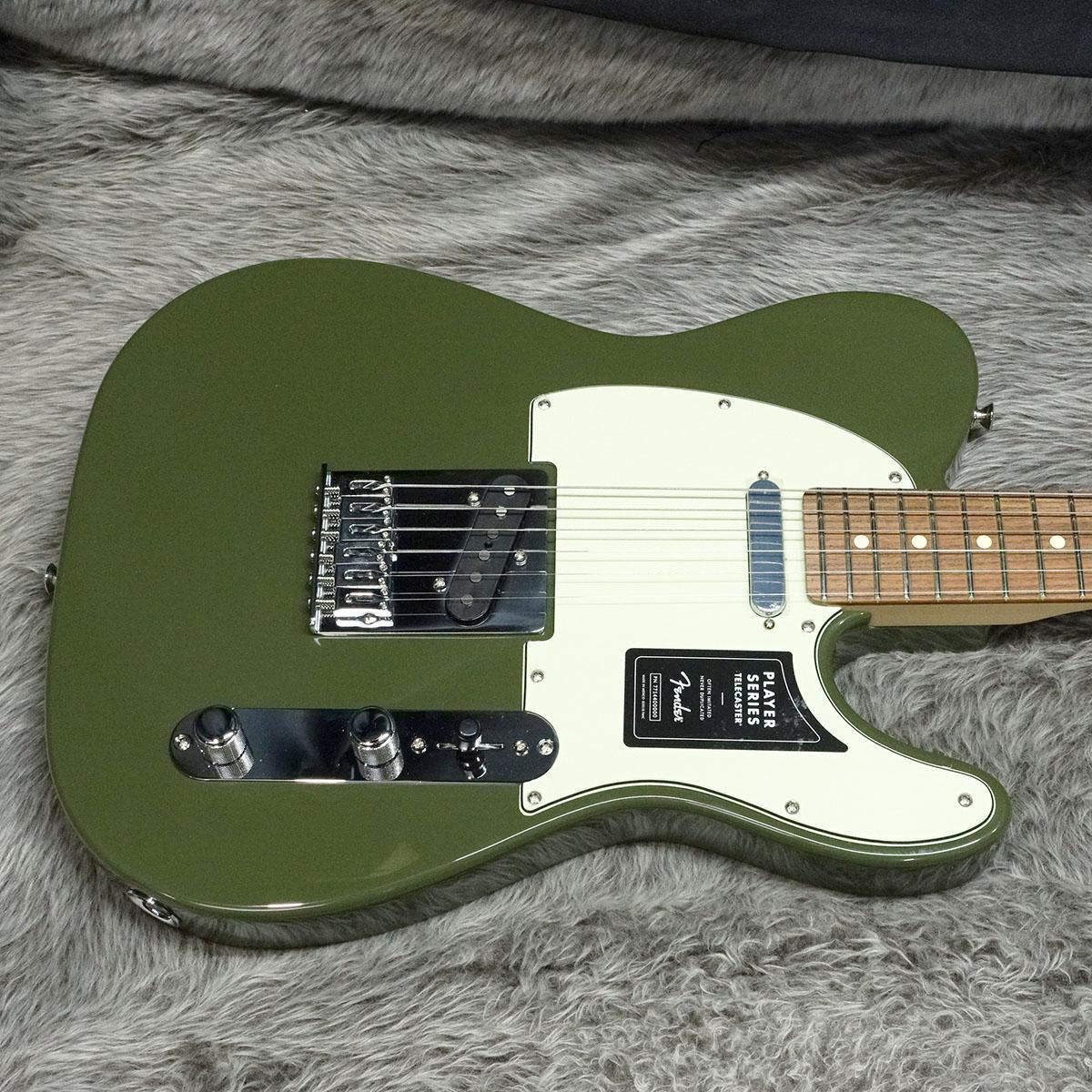 Limited Edition Player Telecaster PF Olive Fender エレクトリック