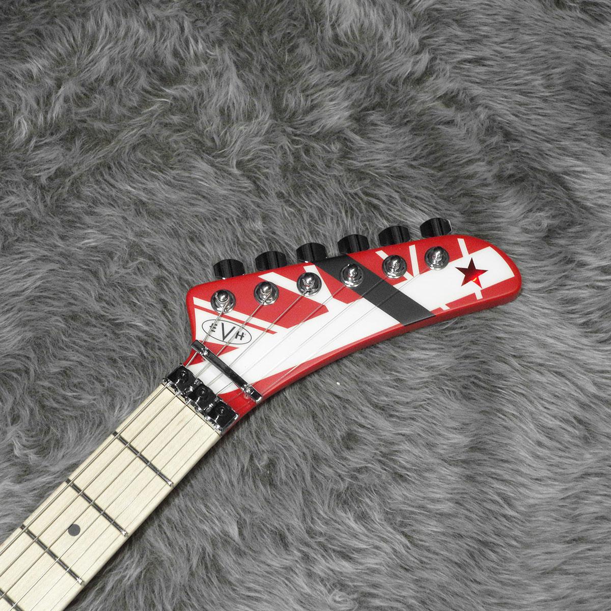 Striped Series 5150 MN Red with Black and White Stripes EVH