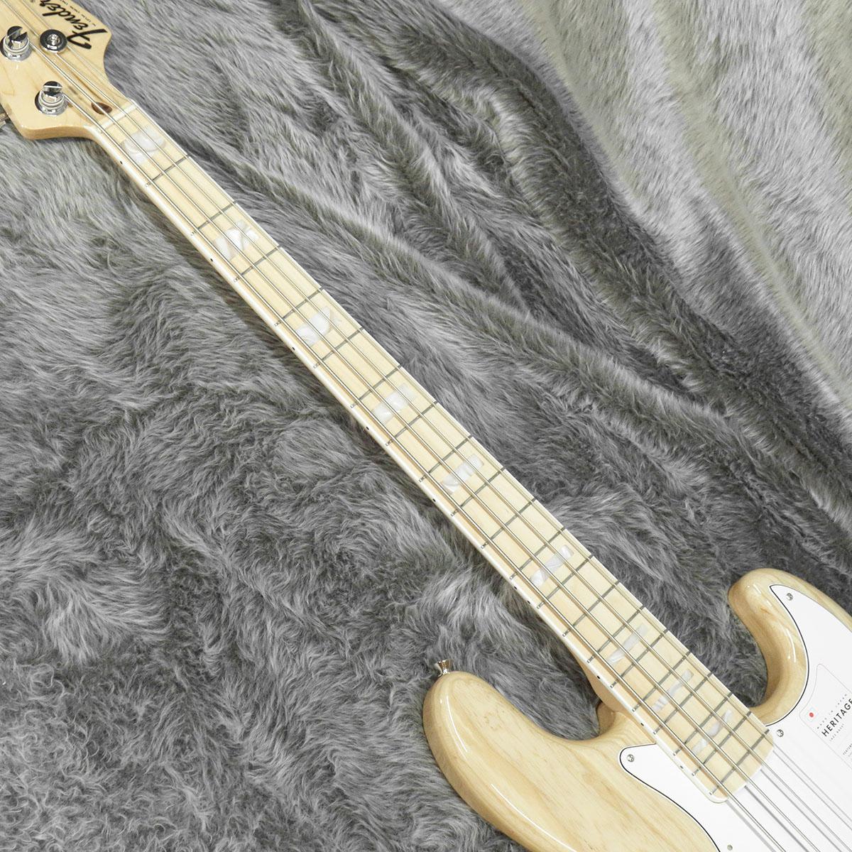 Made in Japan Heritage 70s Jazz Bass MN Natural Fender