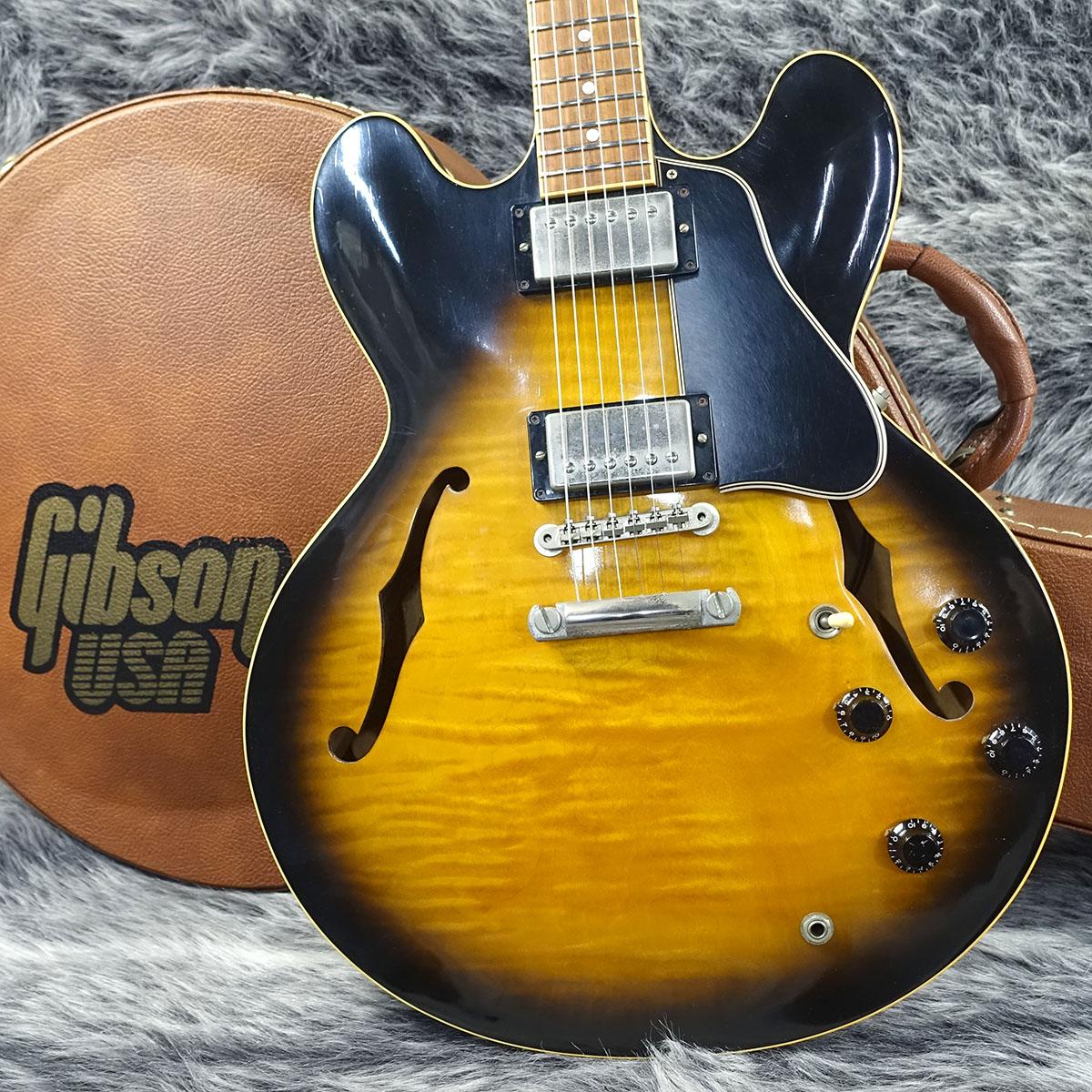 Gibson USA ES-335 Dot 1997年製(ハードケース付) ES-335 Dot Vintage Sunburst 1997 Gibson エレクトリックギター ES