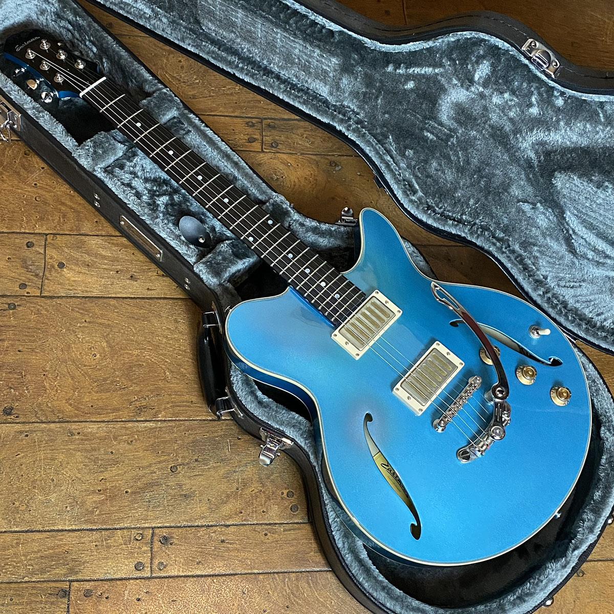 Romeo LA Celestine Blue Eastman エレクトリックギター フルアコ 商品