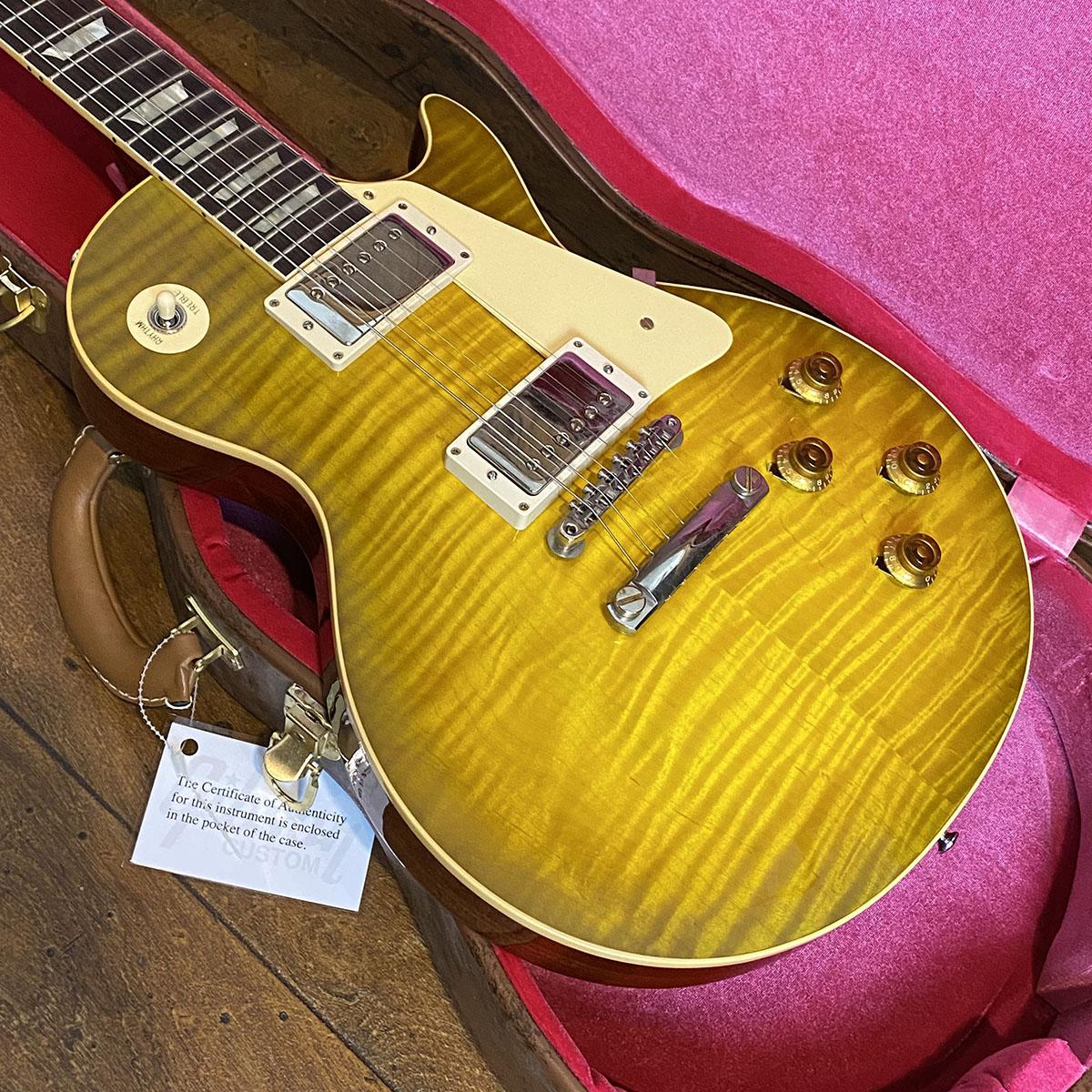 1959 Les Paul Standard Reissue Green Lemon Fade VOS Gibson Custom