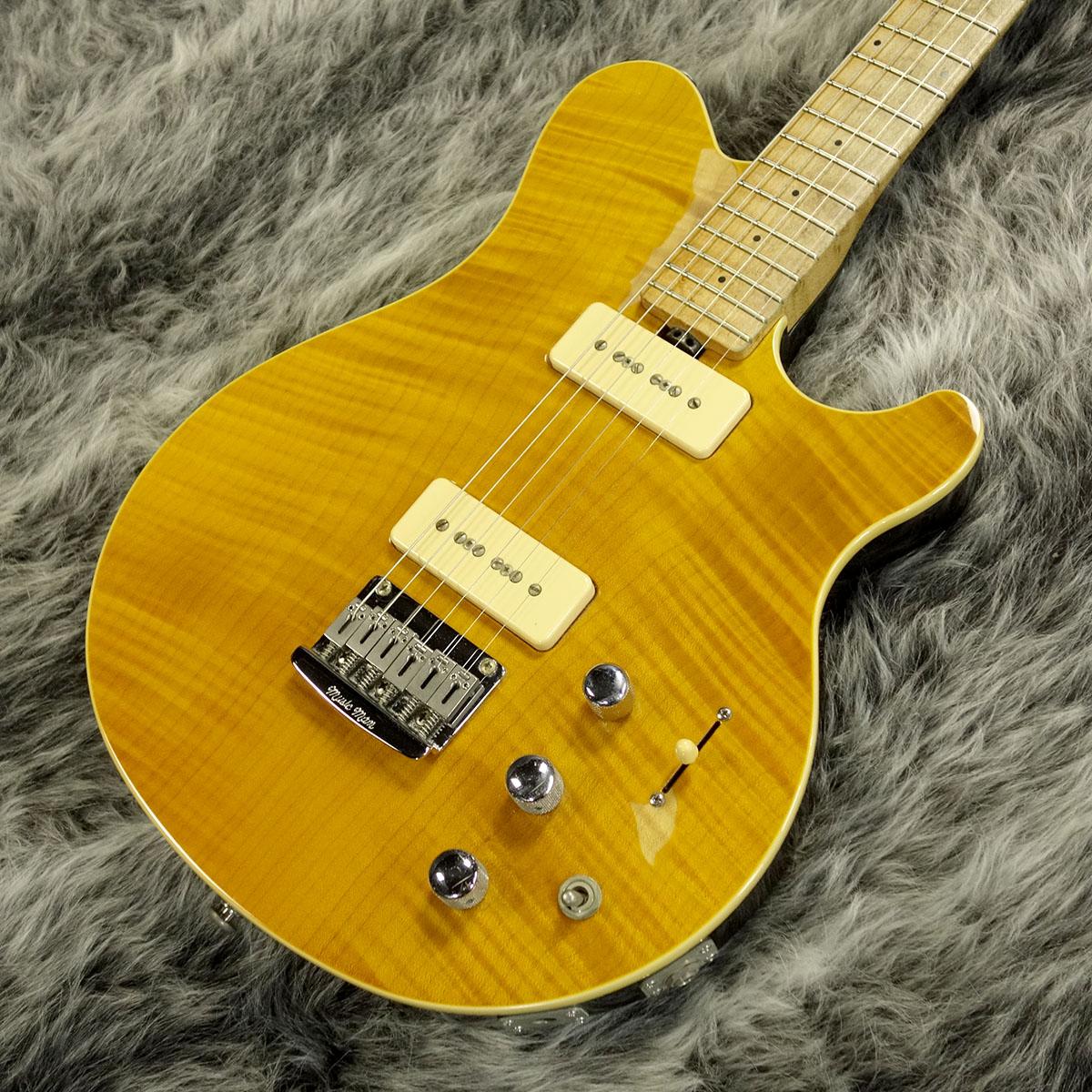 ギター MusicMan Axis USA Custom Made Trans Gold USA AXIS Super Suport MM90 Piezo Trans Gold Mod. MUSIC MAN