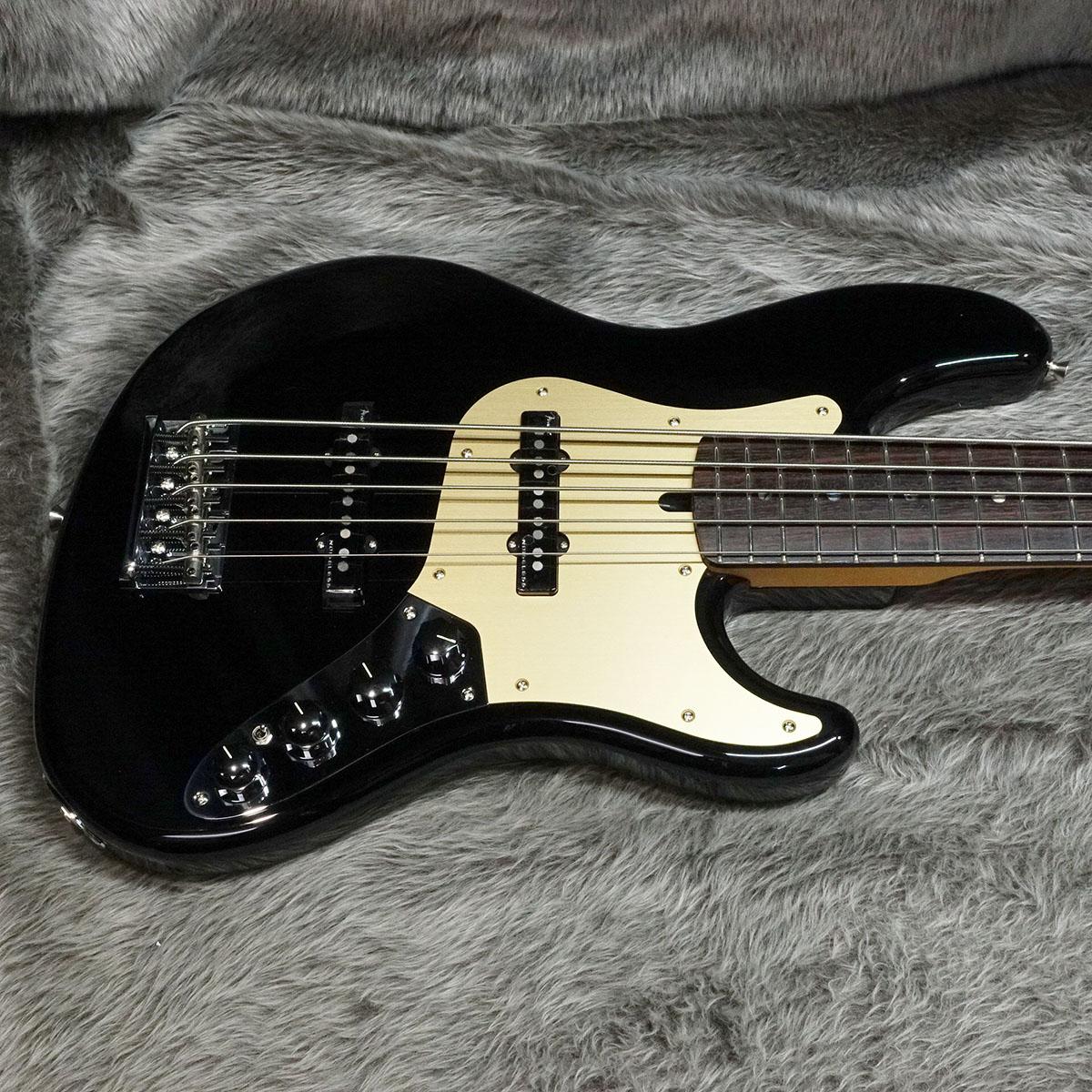 Deluxe Jazz Bass V Kazuki Arai Edition RW Black Fender