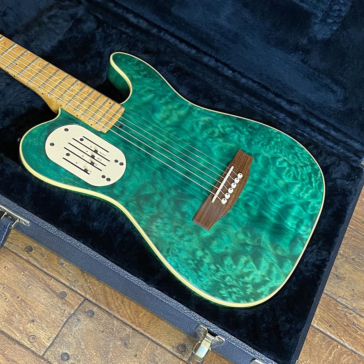 Acousticaster 6 Ltd Trans Green 1995 Godin エレクトリック