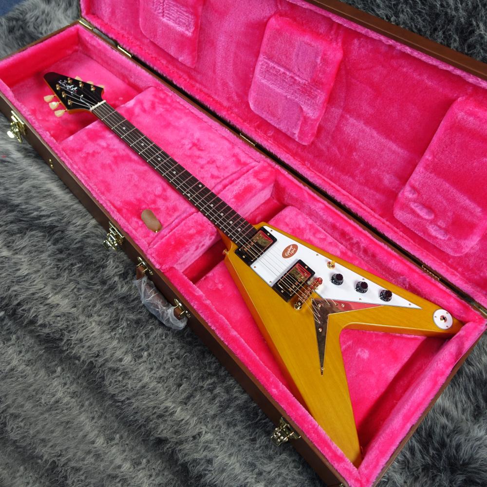 1958 Korina Flying V Aged Natural Epiphone エレクトリックギター V