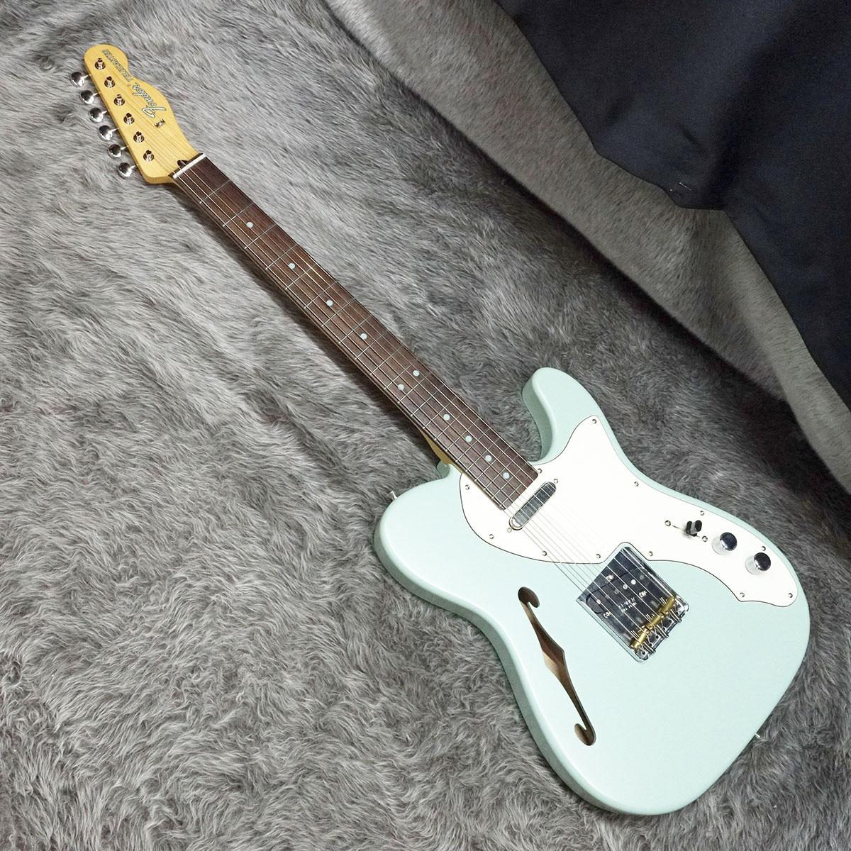 Made in Japan Limited Telecaster Thinline RW Kusumi Green Fender