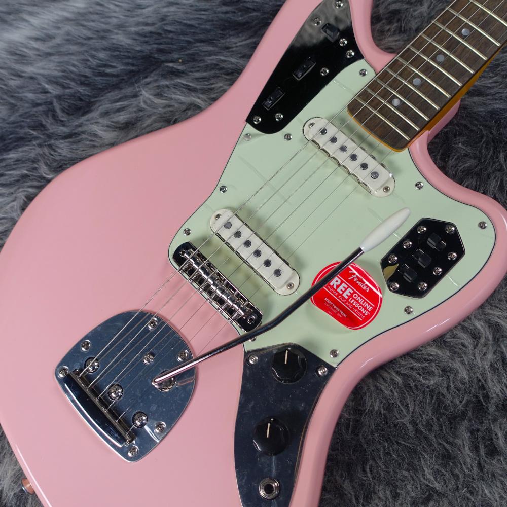 FSR Classic Vibe '60s Jaguar Matching Headstock Shell Pink Squier