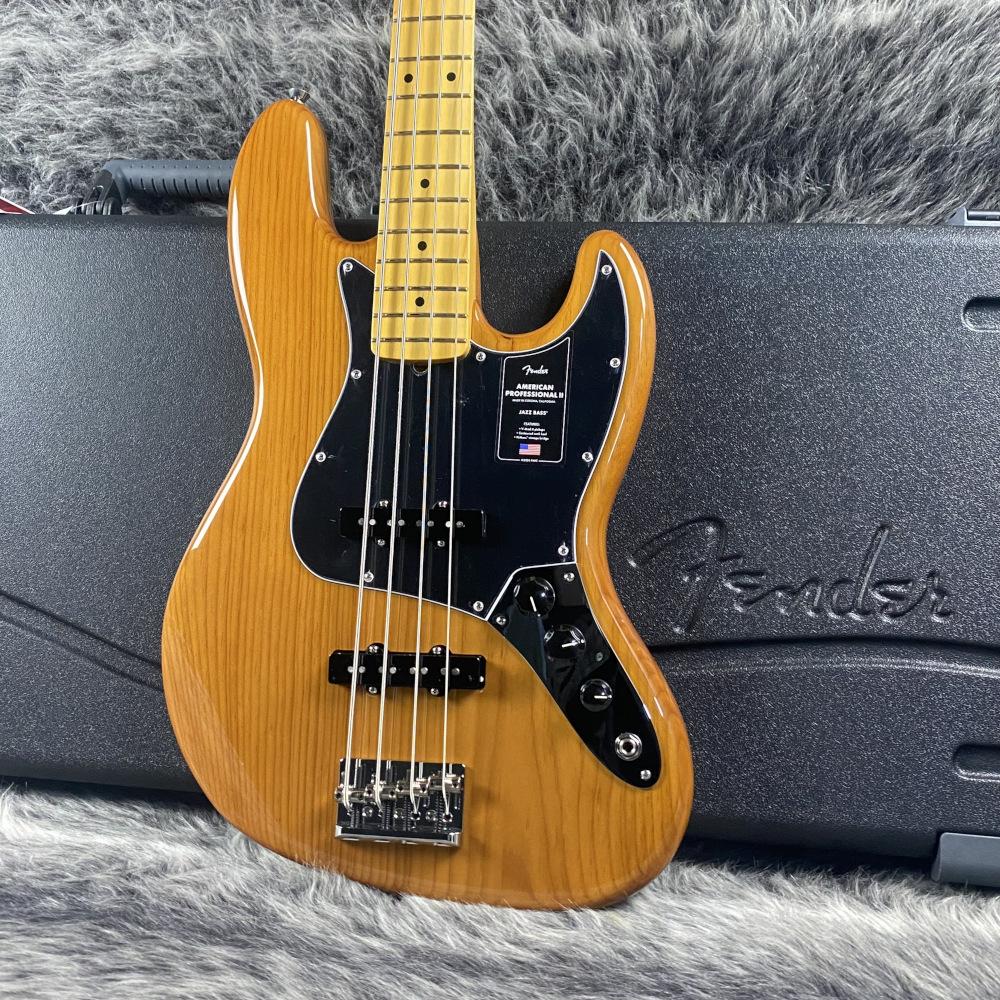 American Professional II Jazz Bass Roasted Pine Fender