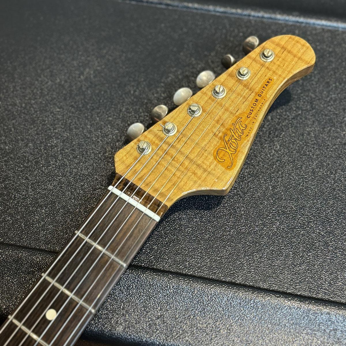 XSC-2 Ash Heavy Aged 5A Grade Roasted Flame Maple Neck 3-Tone