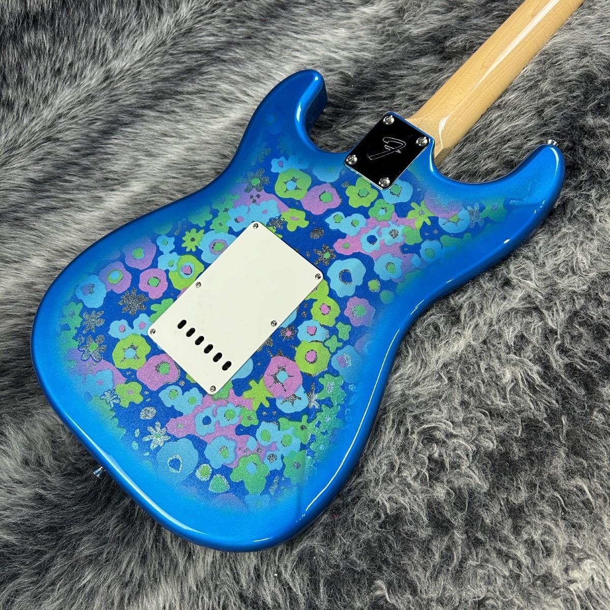Made in Japan Limited Stratocaster Maple Fingerboard Blue Flower