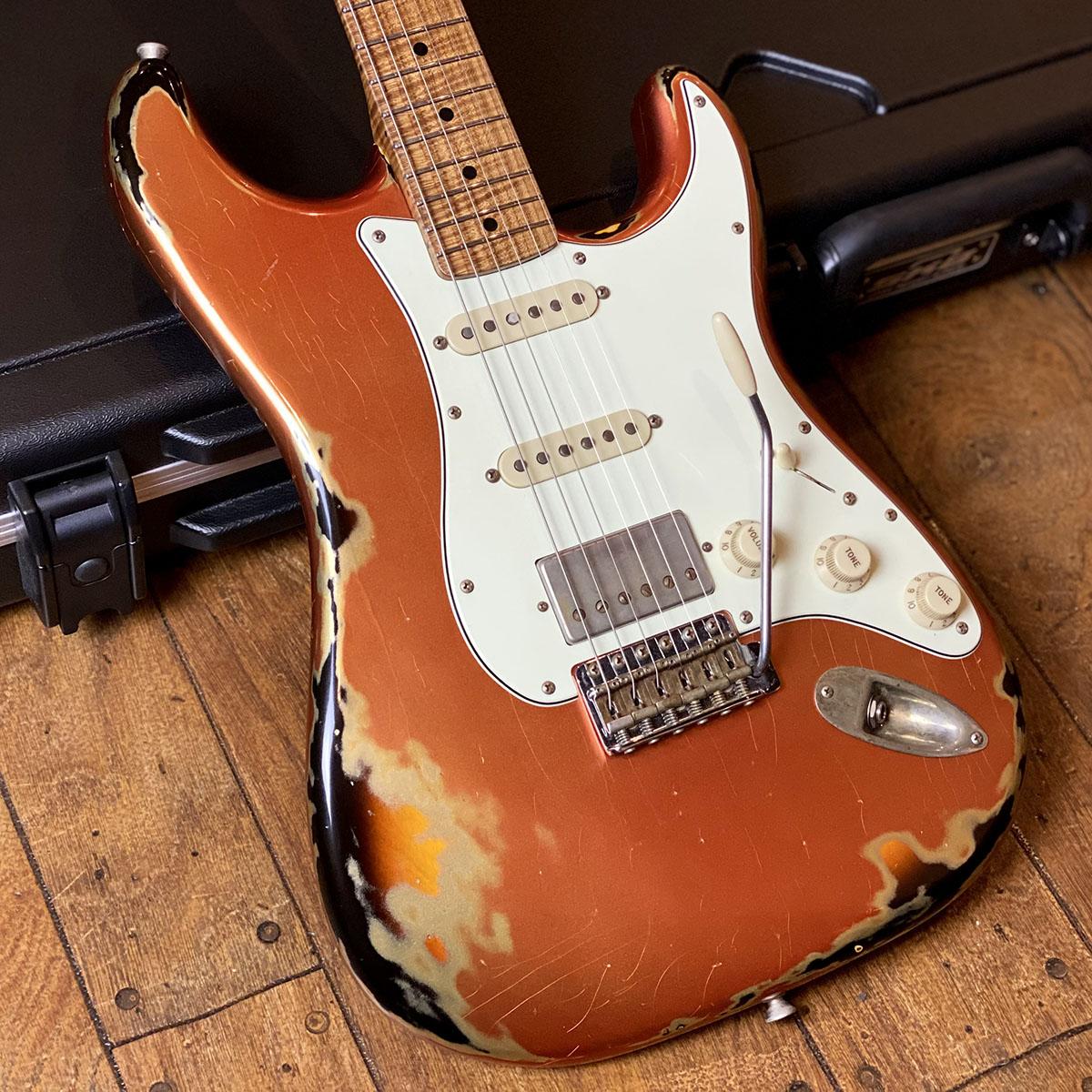 XSC-2 1P Master Grade Roasted Flame Maple Neck Heavy Aged / Faded