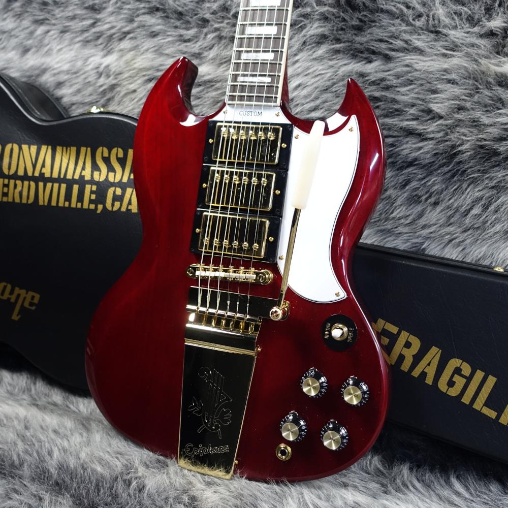 Joe Bonamassa 1963 SG Custom Dark Wine Red Epiphone エレクトリック