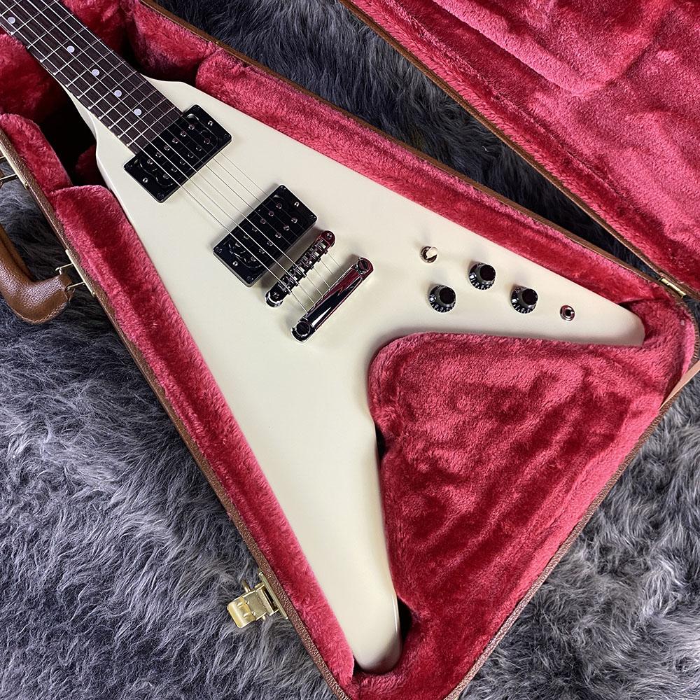 80s Flying V Classic White Gibson エレクトリックギター Vタイプ