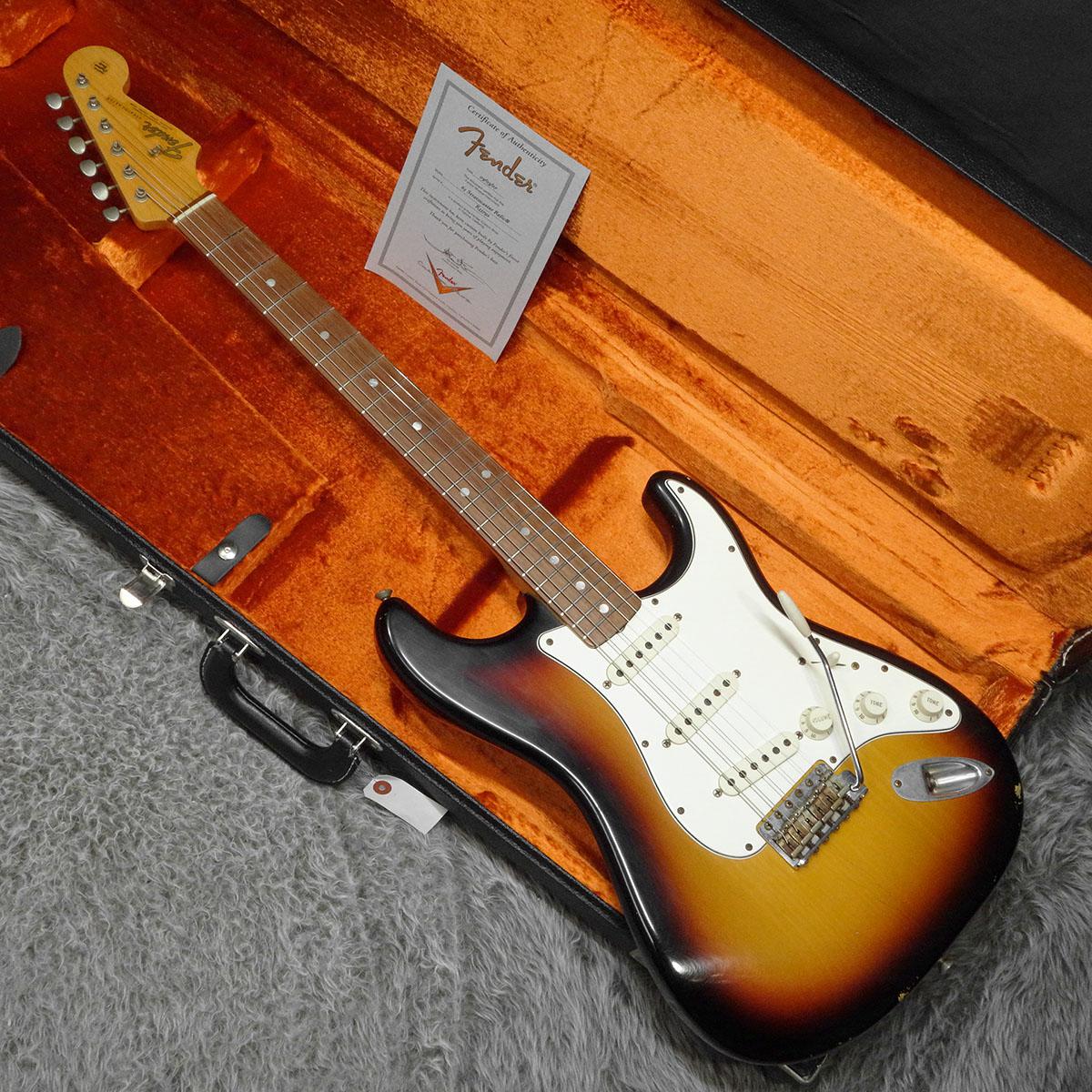 ストラトキャスター レリック(おまけ付き) 1965 Stratocaster 3 Color Sunburst Relic 2007 Fender Custom Shop