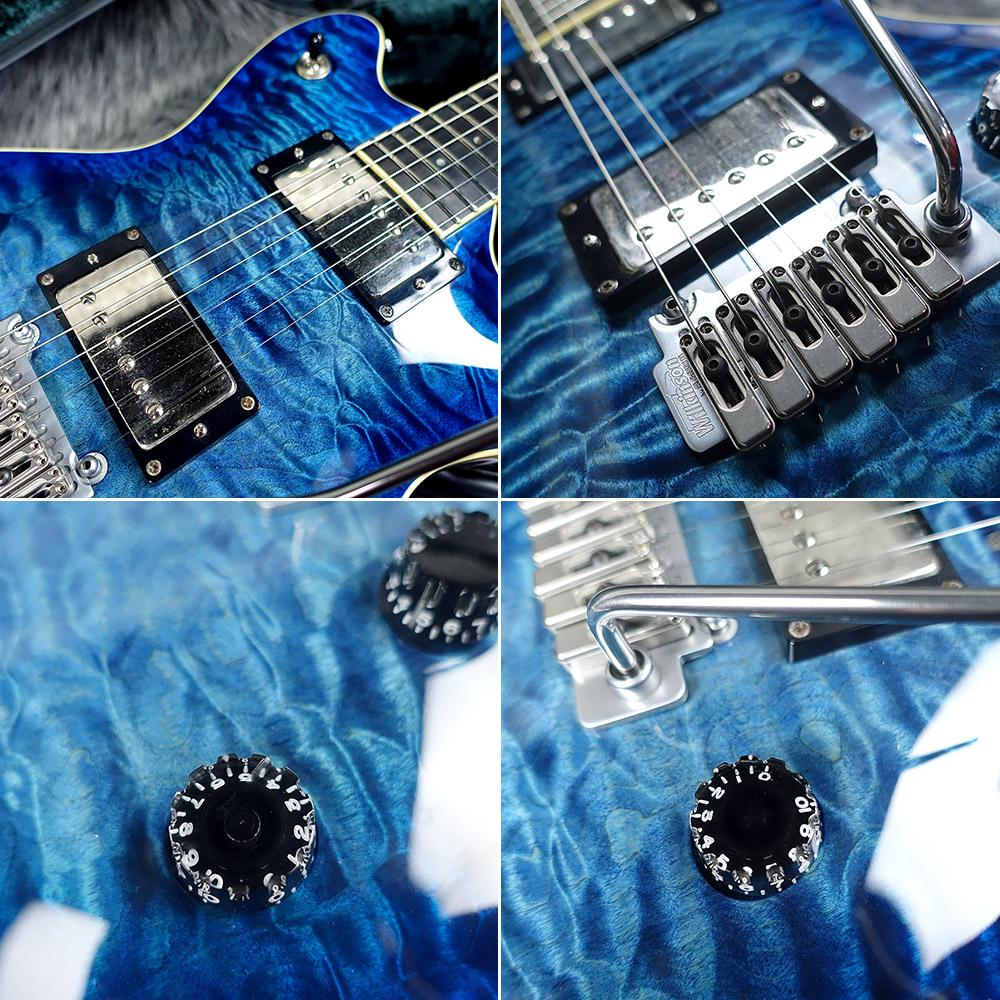 Arc-STD VS100N Quilt Trans Blue Burst T's エレクトリックギター