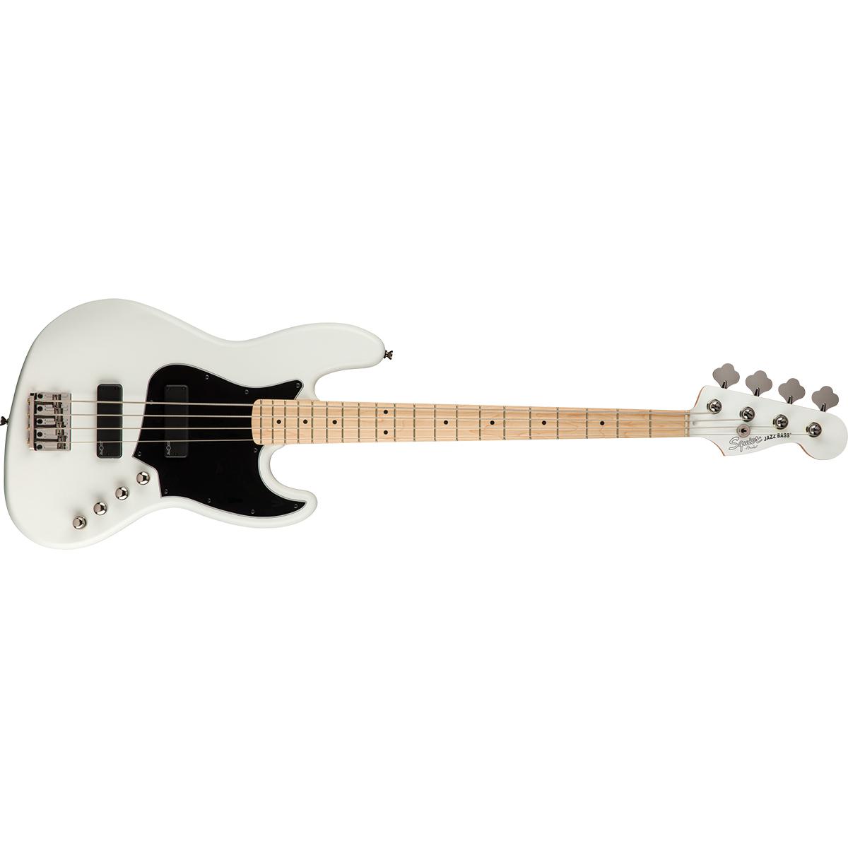 Contemporary Active Jazz Bass HH MN Flat White Squier